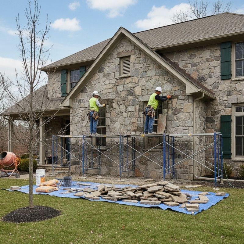 Stone Siding Repair